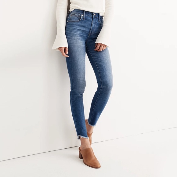 MADEWELL 10" High-Rise Skinny Jeans- Tulip-Hem Edition - Picture 2 of 11